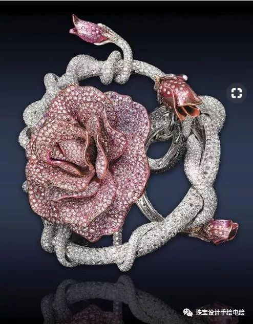 花卉元素高級珠寶首飾 自然界的奇跡與黃金首飾的完美融合